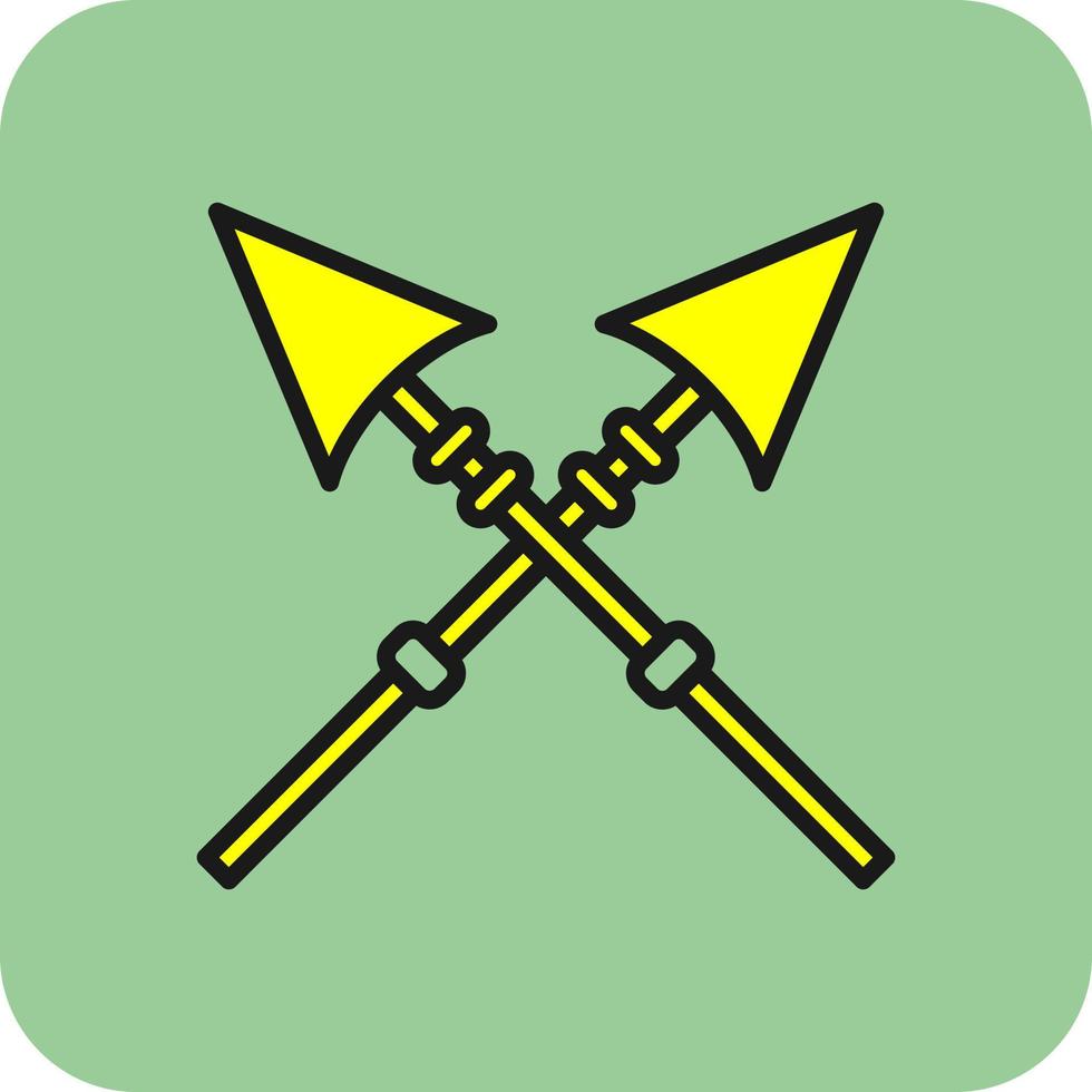 Lance Vector Icon Design