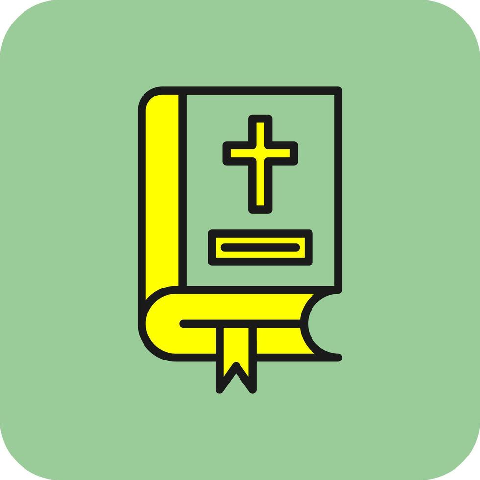 diseño de icono de vector de biblia