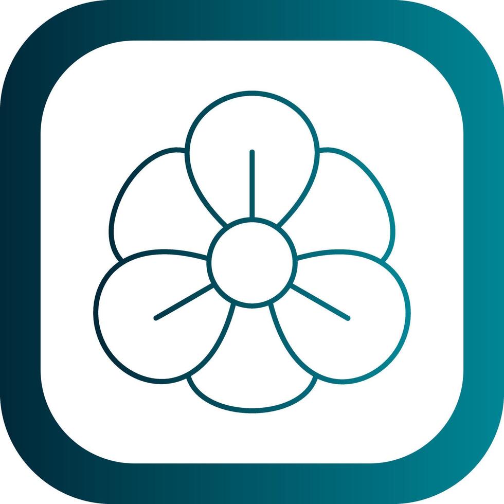 Nasturtium Vector Icon Design