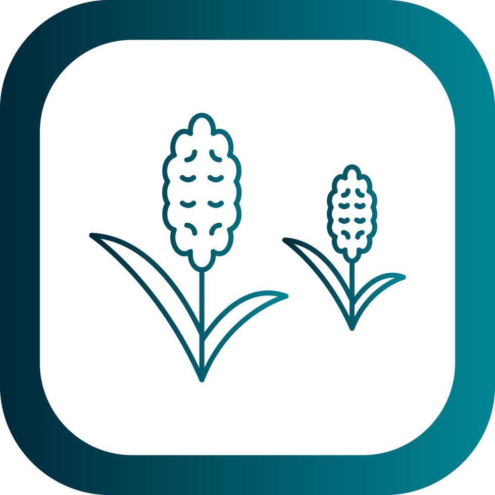 Hyacinth Vector Icon Design