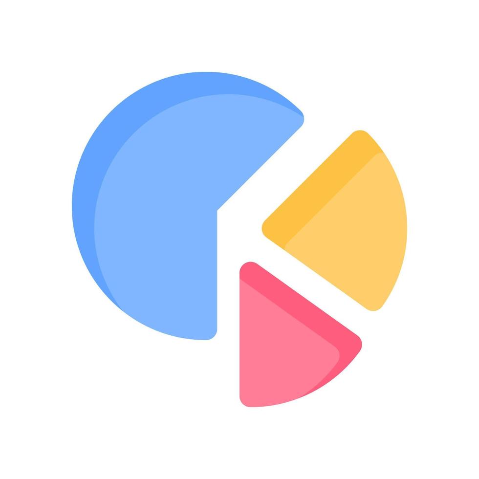 pie chart icon for your website design, logo, app, UI. vector