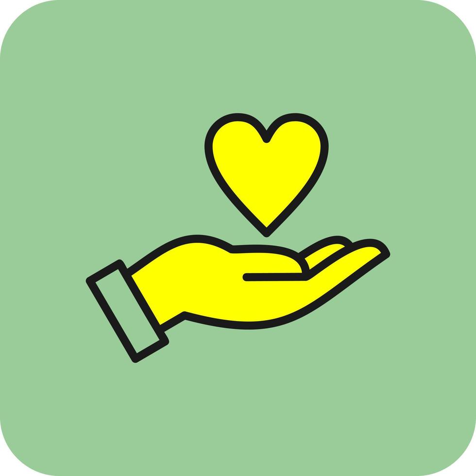 Organ Donation Vector Icon Design