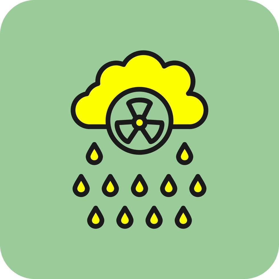 Acid Rain Vector Icon Design