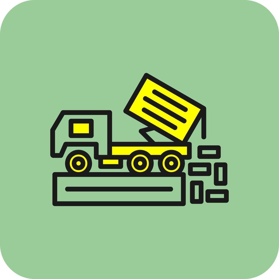 Landfill Vector Icon Design