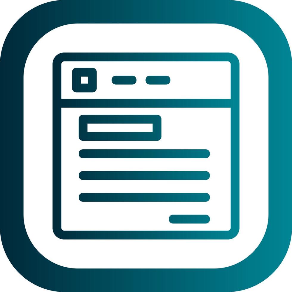 Website Ux Vector Icon Design