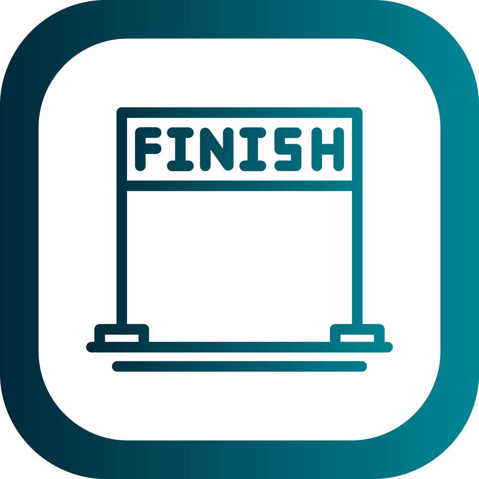 Finish Vector Icon Design