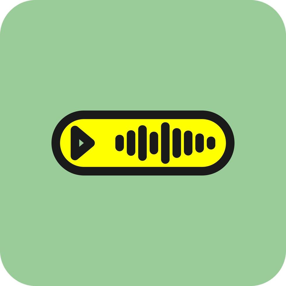 Voice Message Vector Icon Design