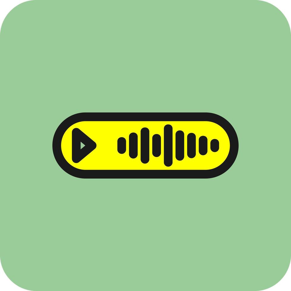 Voice Message Vector Icon Design