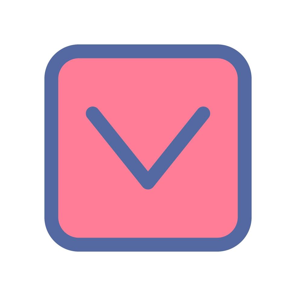 down arrow icon for your website design, logo, app, UI. vector