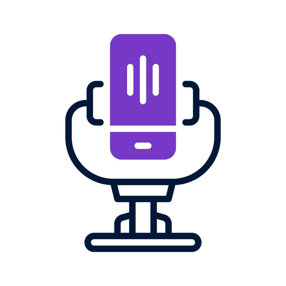 microphone icon for your website, mobile, presentation, and logo design. vector