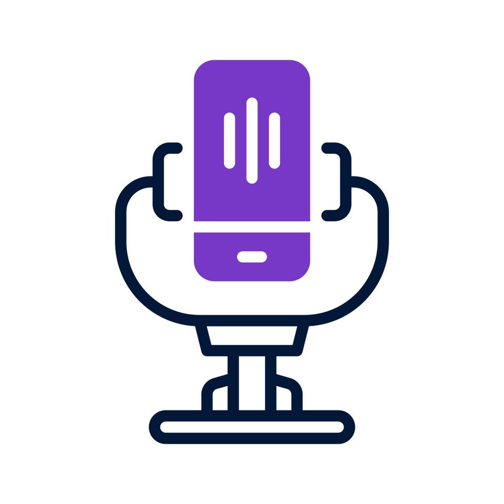 microphone icon for your website, mobile, presentation, and logo design. vector