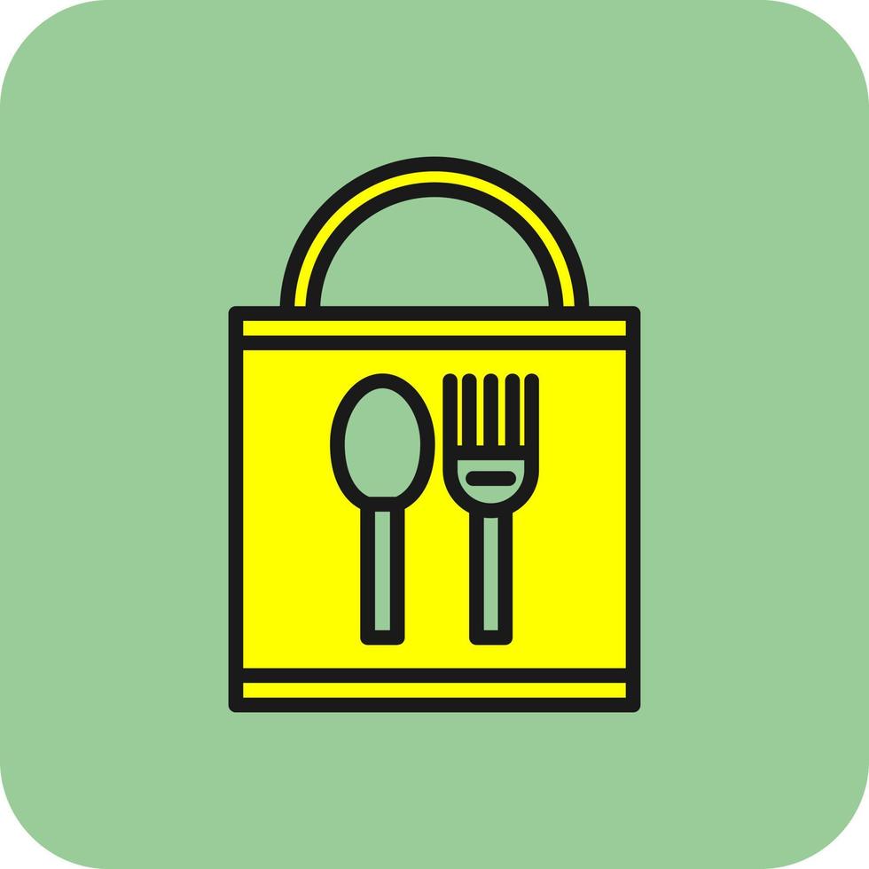 Food Pack Vector Icon Design