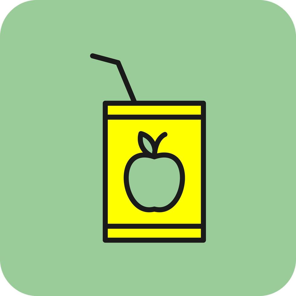 Juice Box Vector Icon Design