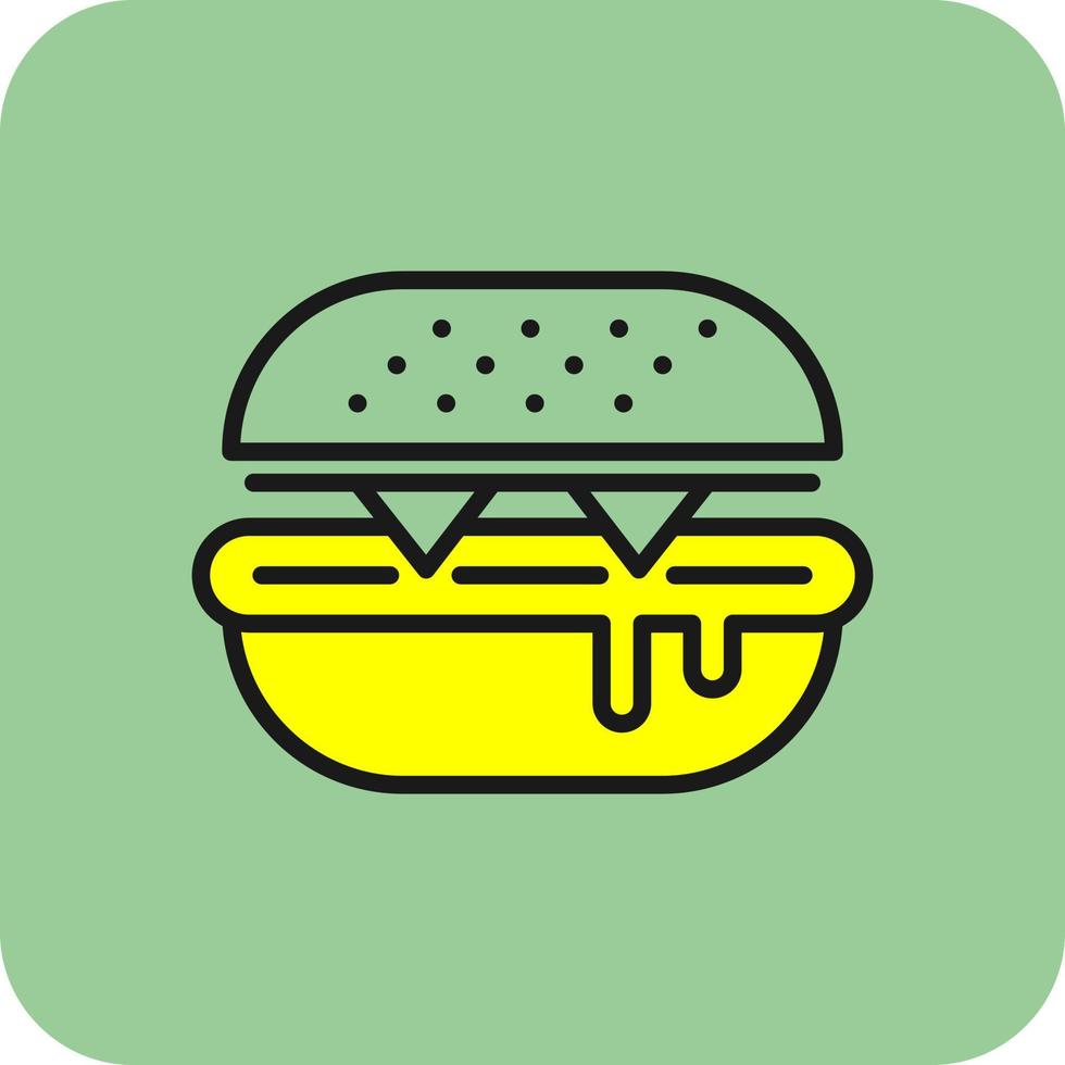 diseño de icono de vector de hamburguesa