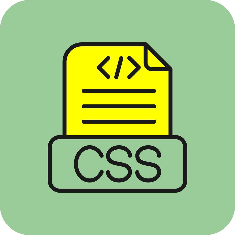 Css File Vector Icon Design