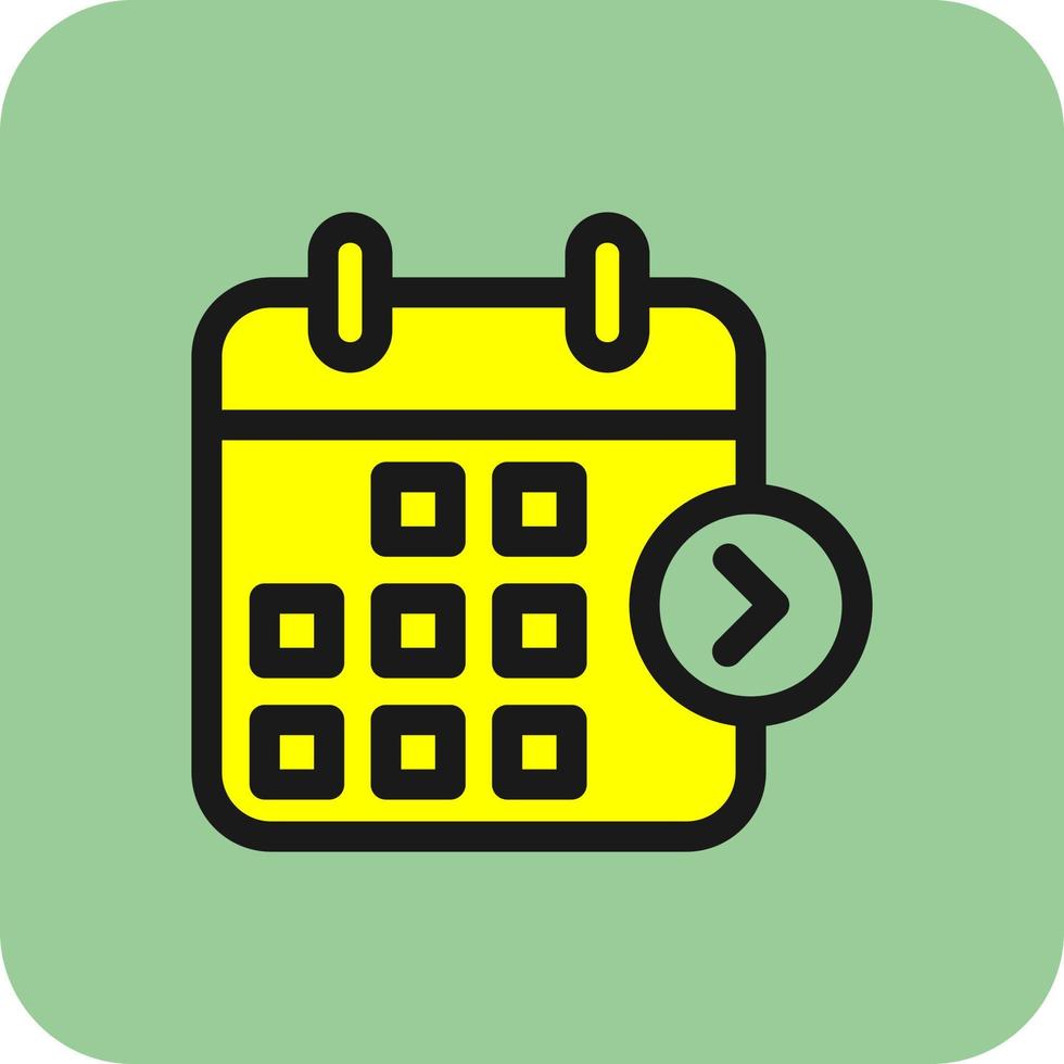 Next Week Vector Icon Design