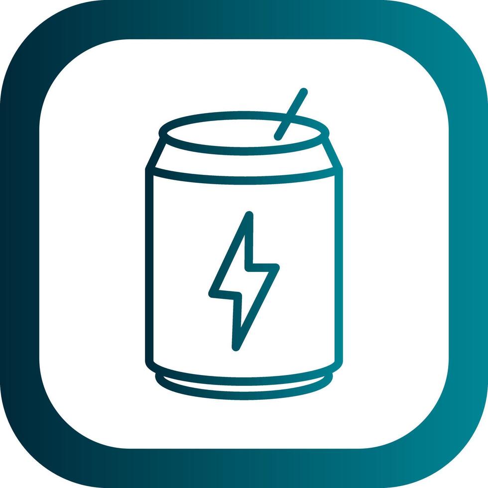 Energy Drink Vector Icon Design