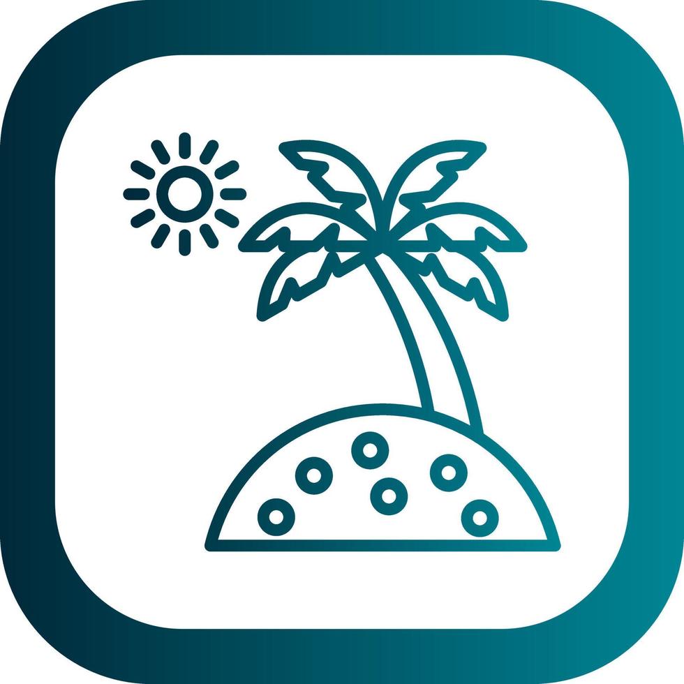 Long Island Vector Icon Design