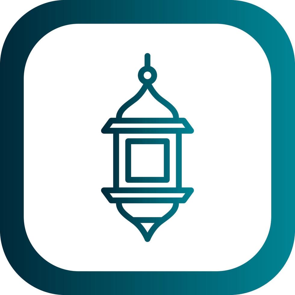 Arabic Lamp Vector Icon Design