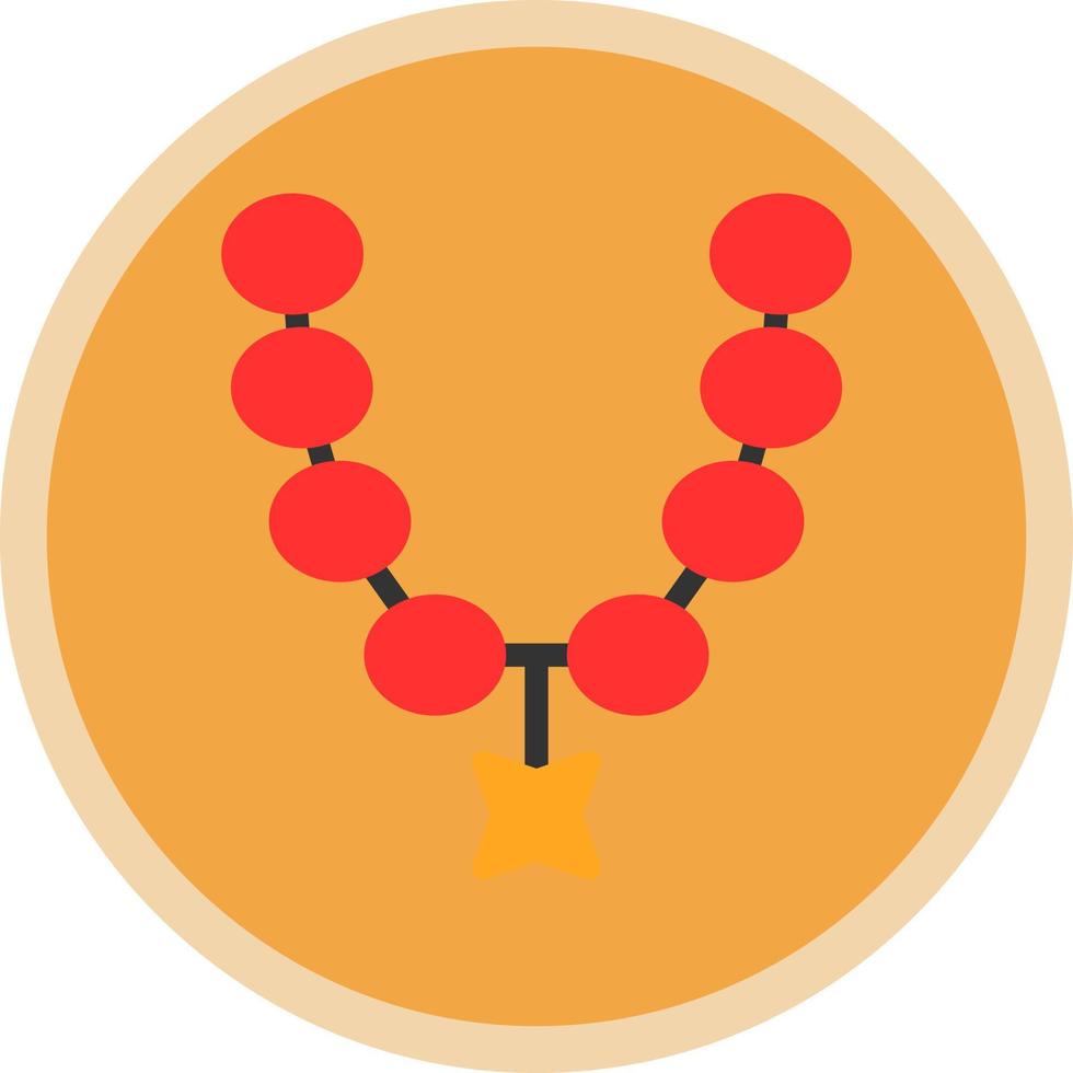 Necklace Vector Icon Design