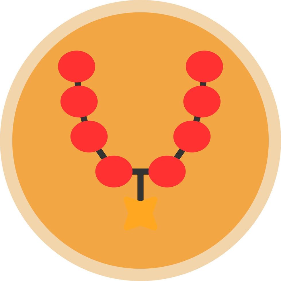 Necklace Vector Icon Design