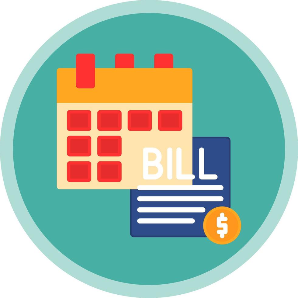 Bill Vector Icon Design
