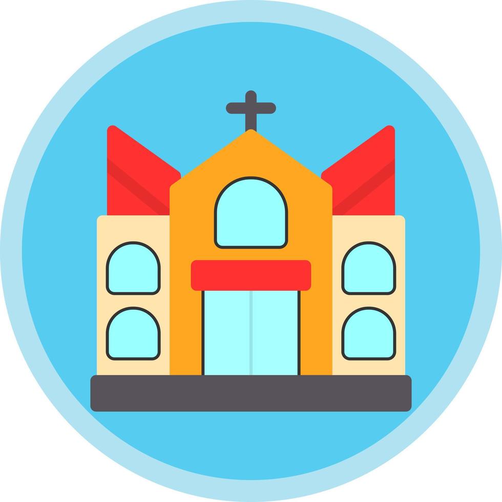 Church Vector Icon Design