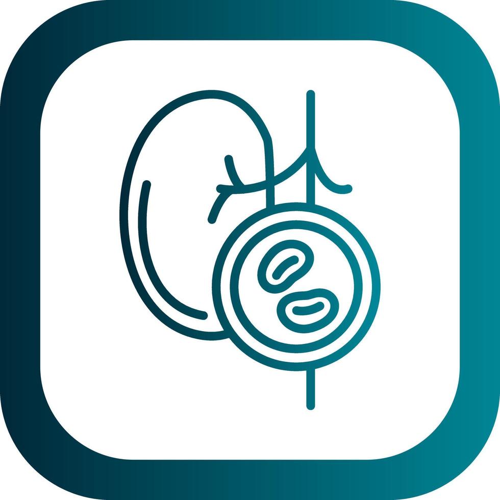 Kidney Checkup Vector Icon Design