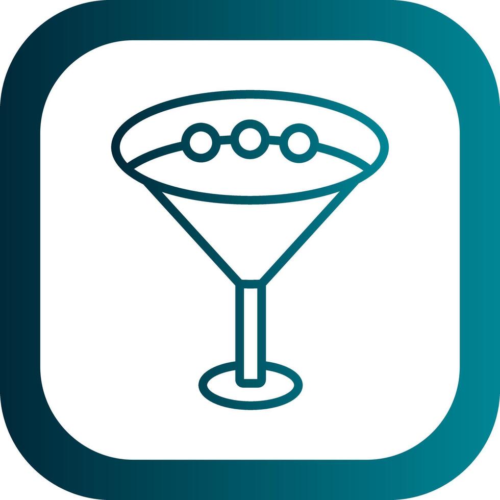 Martini Vector Icon Design