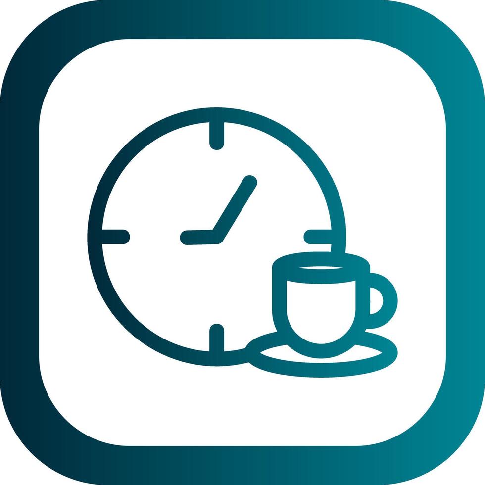 Coffee Break Vector Icon Design