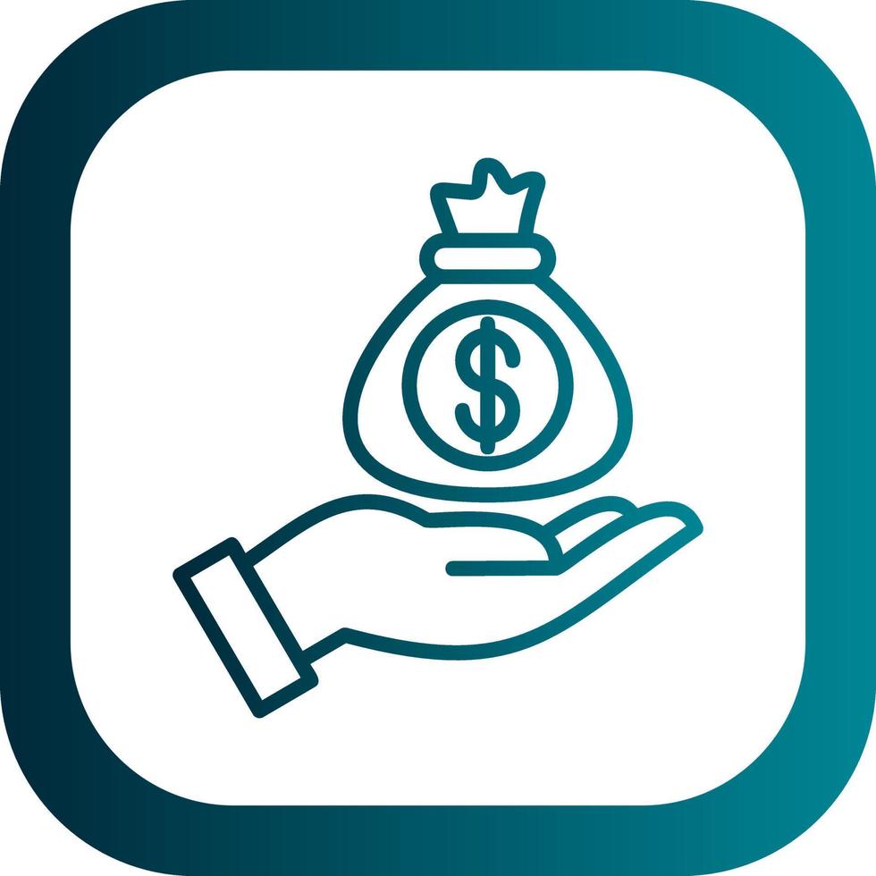Fund Raising Vector Icon Design