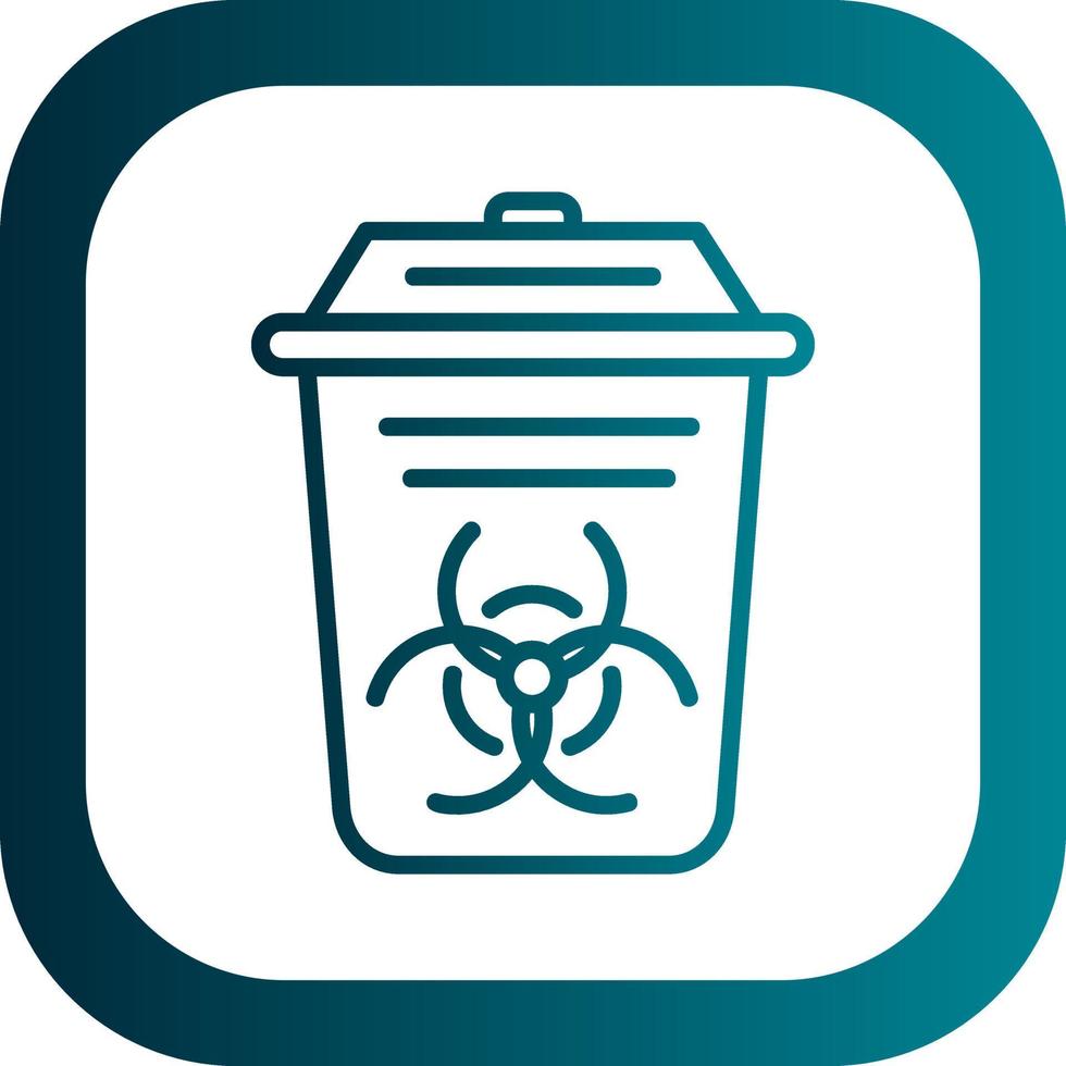Toxic Waste Vector Icon Design
