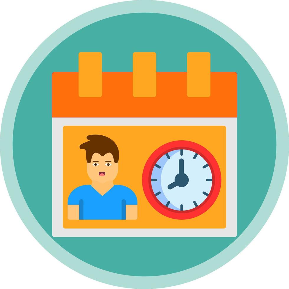 Working Hours Vector Icon Design