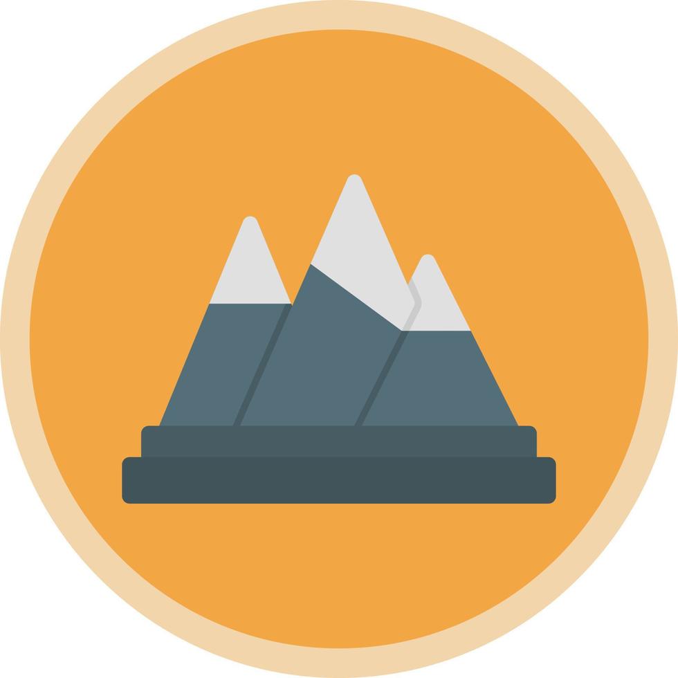 Mountains Vector Icon Design