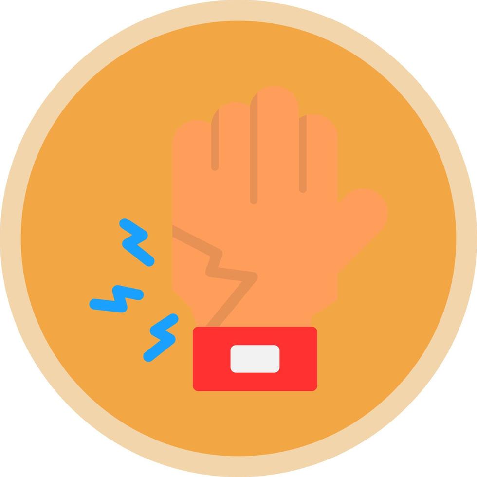 Injured Vector Icon Design