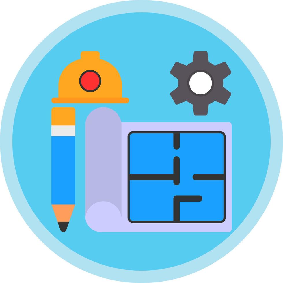 Civil Engenineering Vector Icon Design