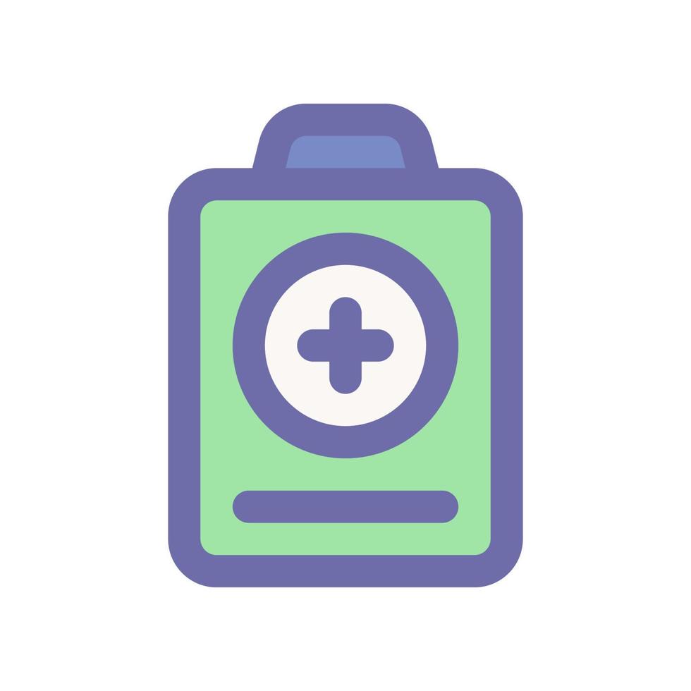 médico reporte icono para tu sitio web diseño, logo, aplicación, ui vector