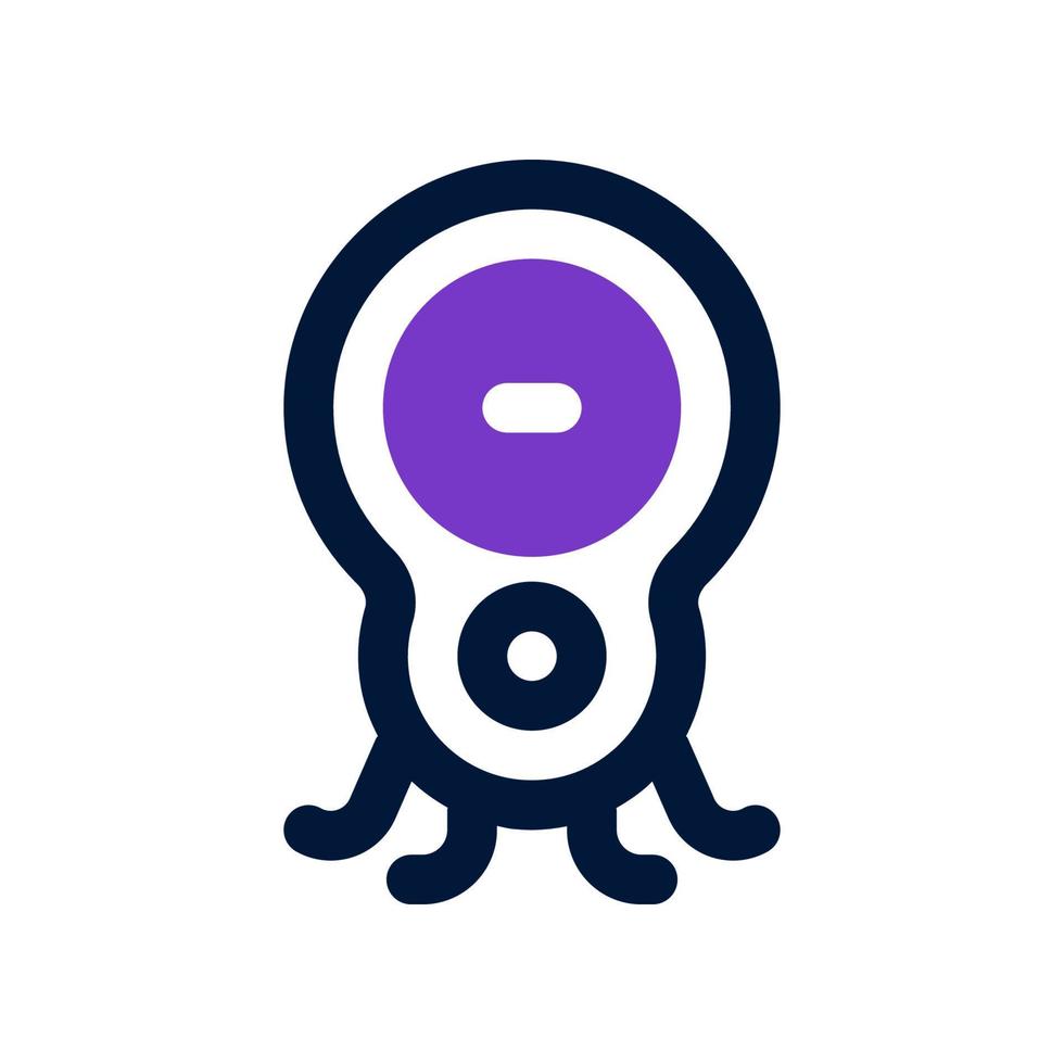 microbe icon for your website, mobile, presentation, and logo design. vector