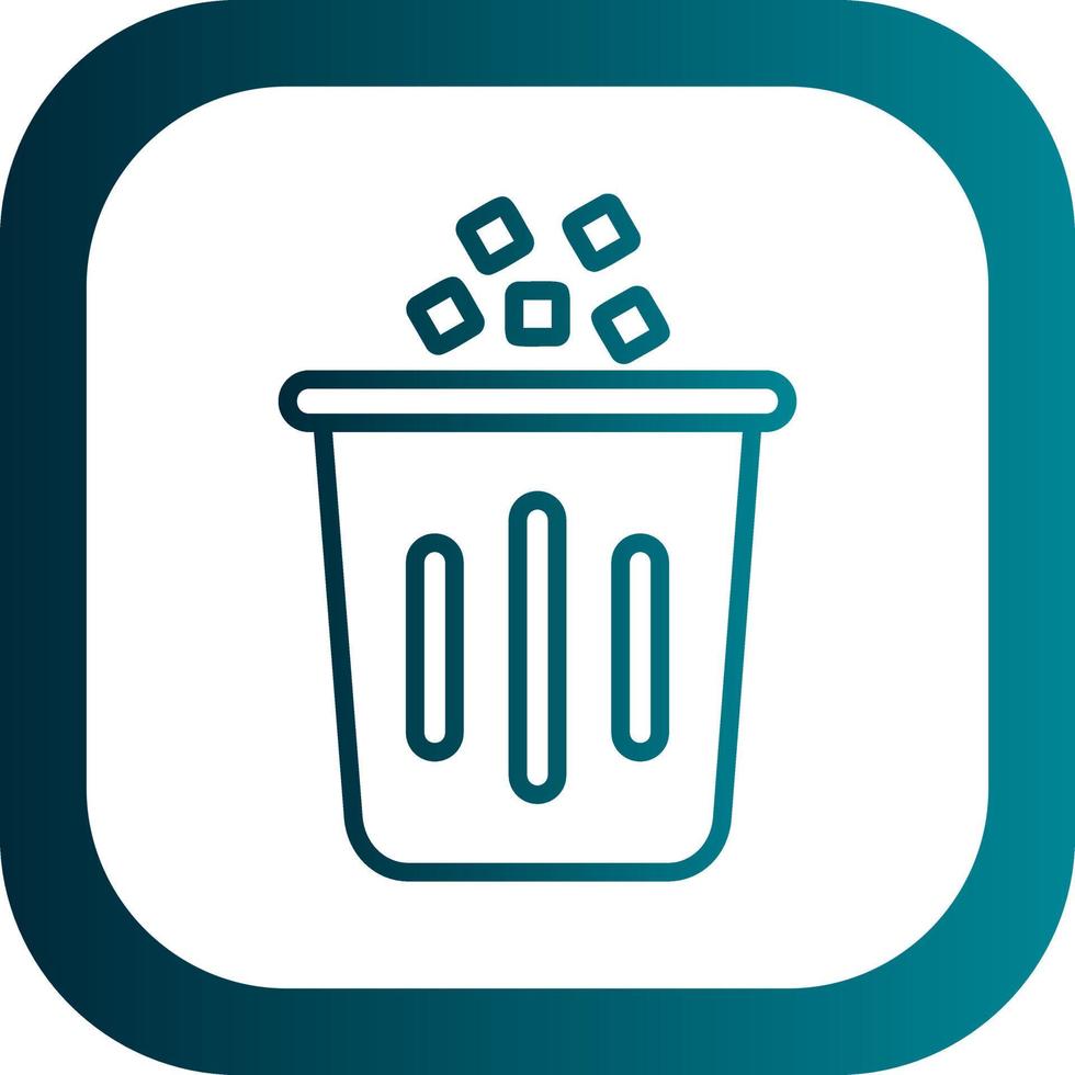 Litter Vector Icon Design