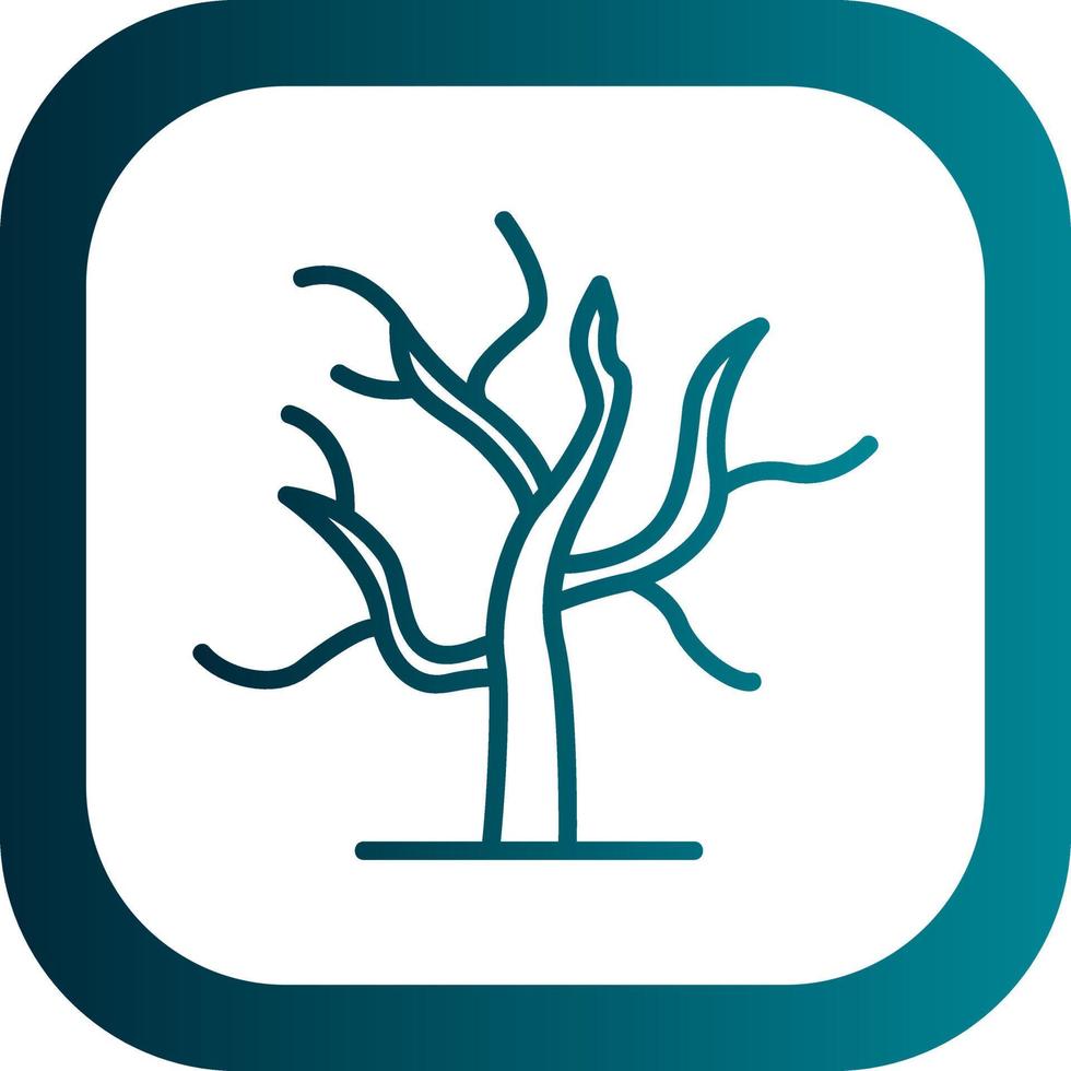 Dry Tree Vector Icon Design