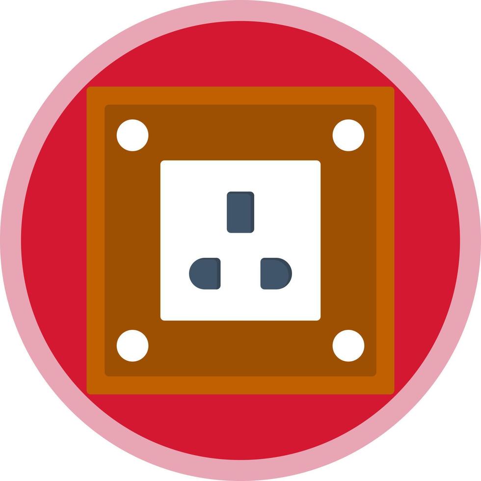Power Socket Vector Icon Design