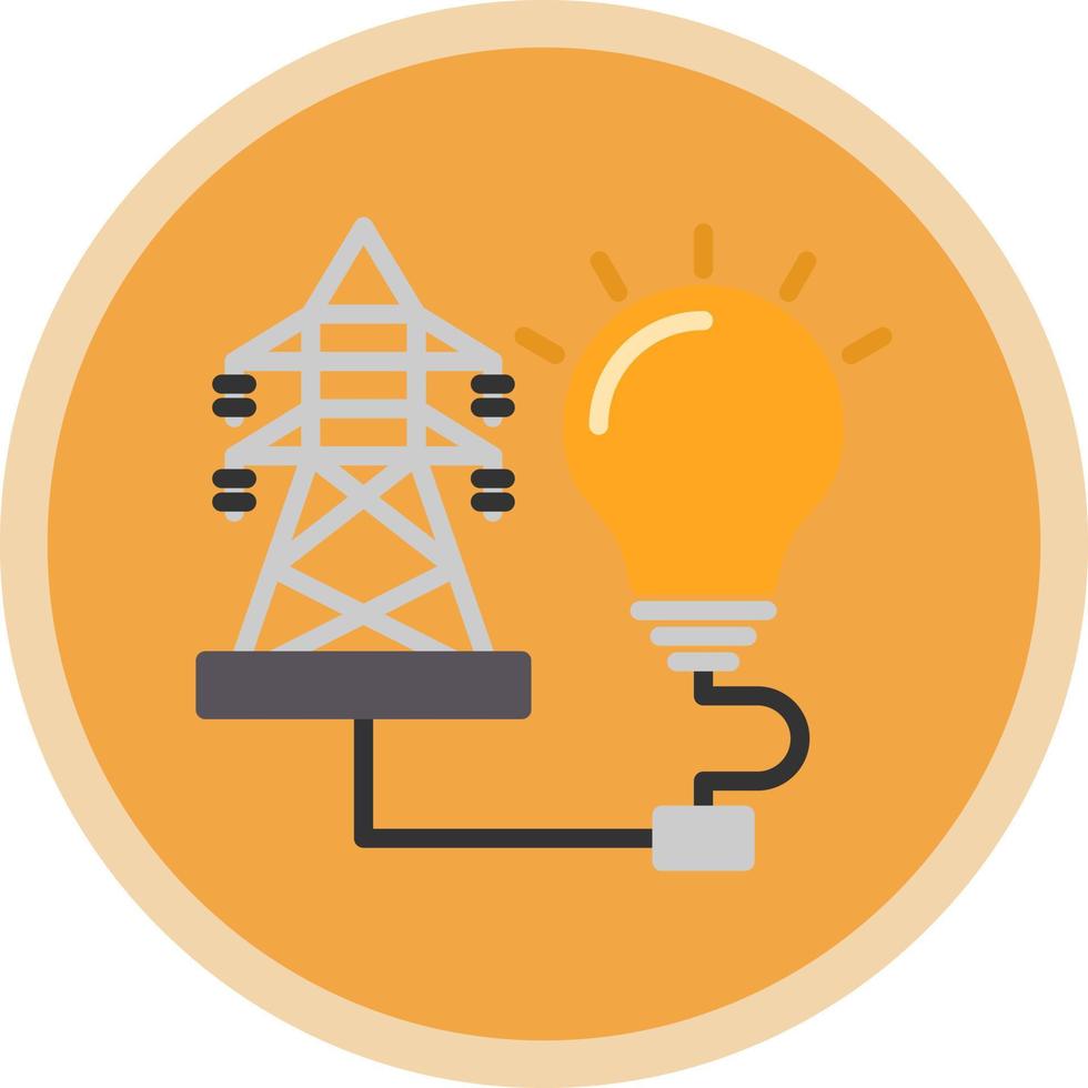 Electrical Energy Vector Icon Design