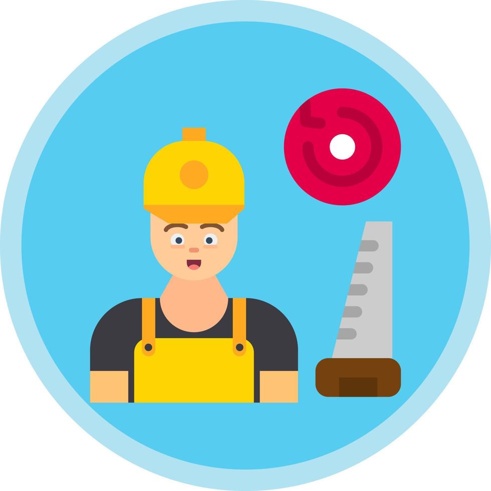 Carpenter Vector Icon Design