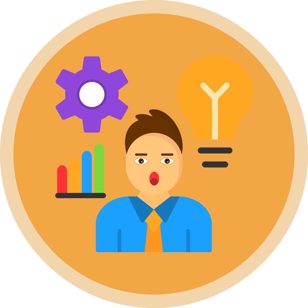 Talent Manager Vector Icon Design