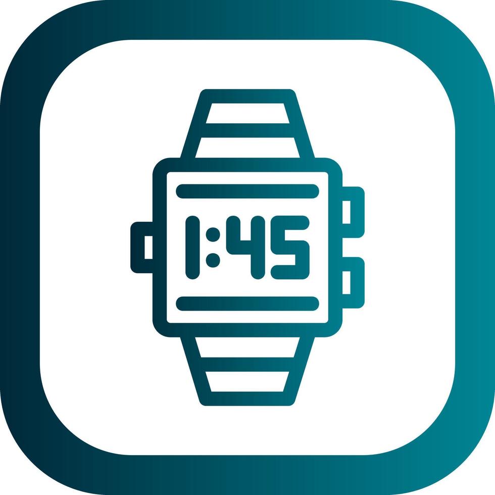 diseño de icono de vector de reloj inteligente