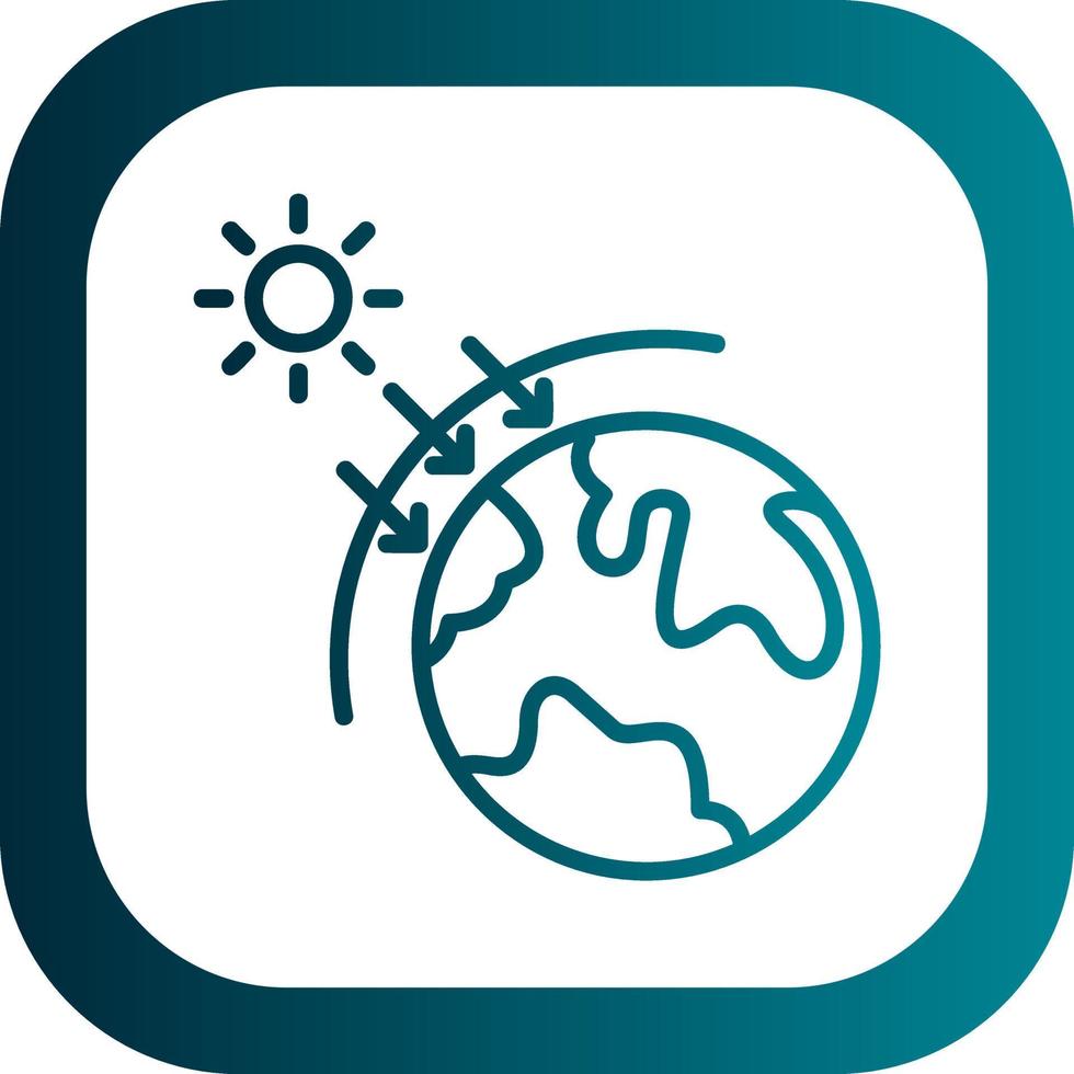 Greenhouse Effect Vector Icon Design