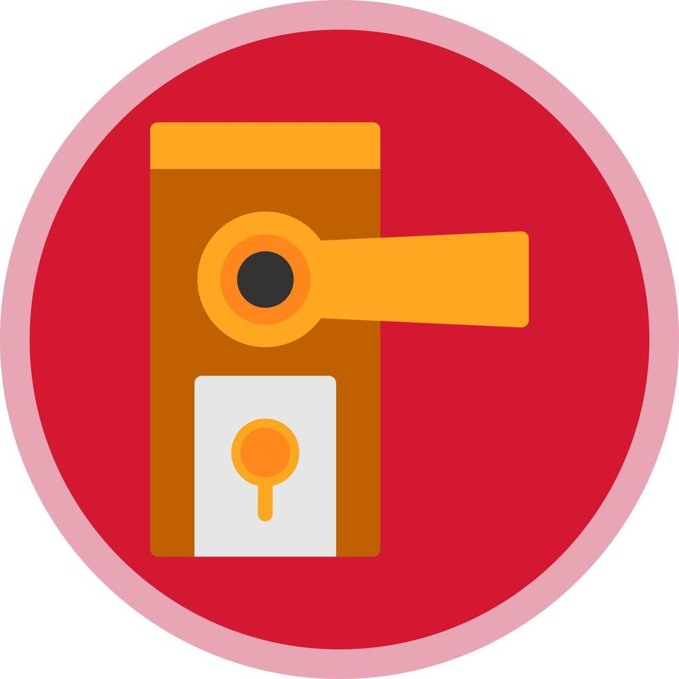 Door Knob Vector Icon Design