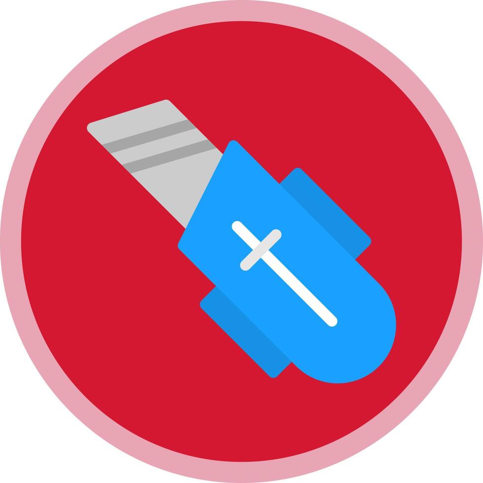 Utility Knife Vector Icon Design