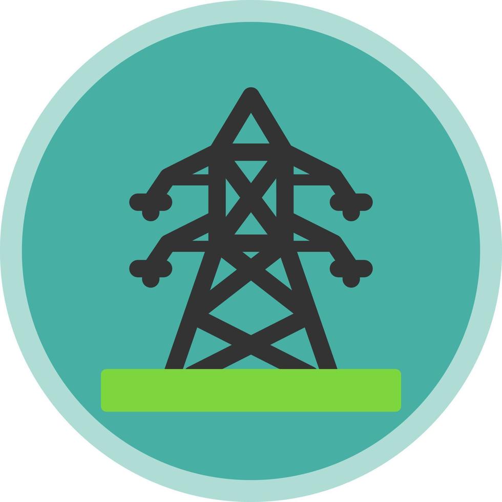 diseño de icono de vector de poste eléctrico