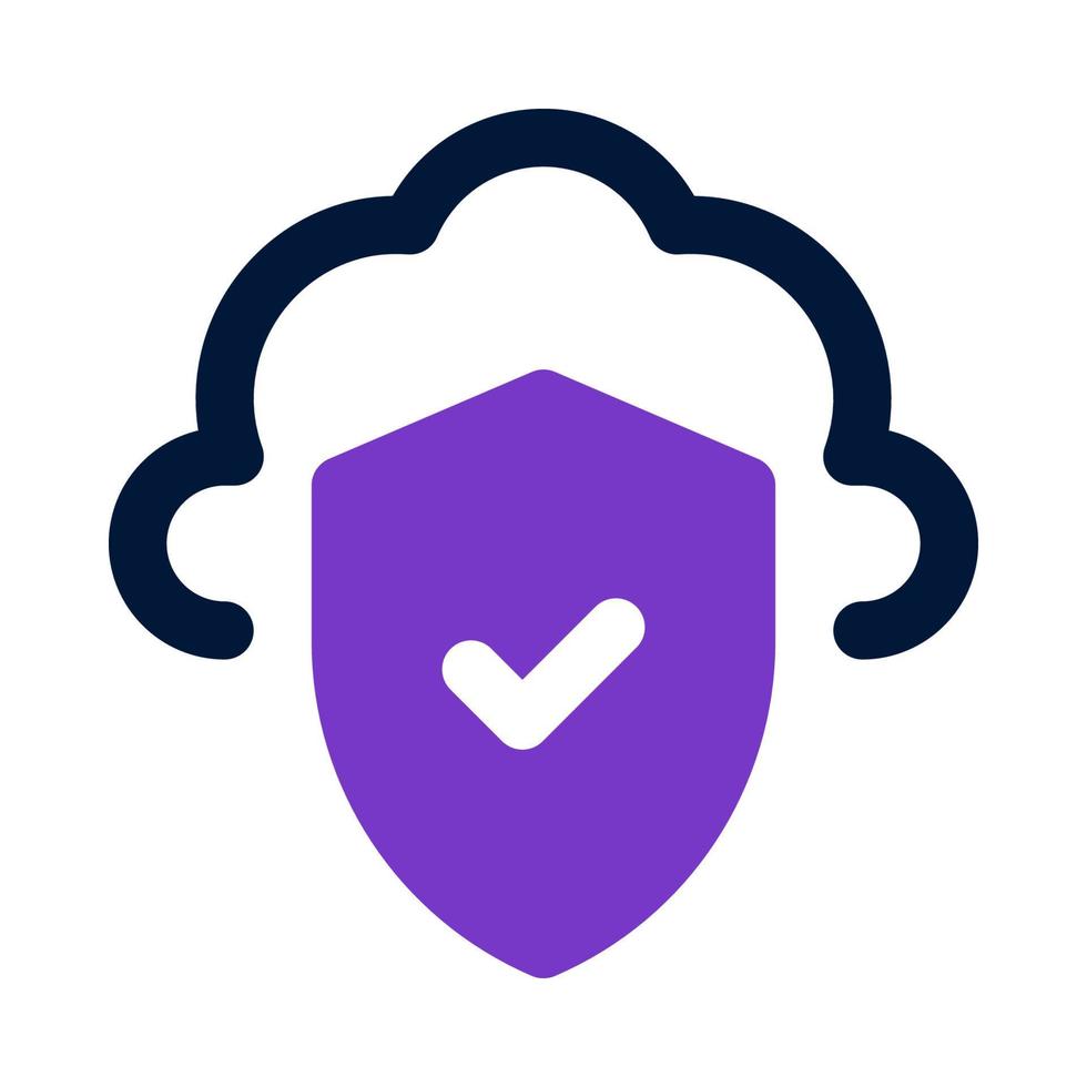 icono de nube para su sitio web, móvil, presentación y diseño de logotipo. vector